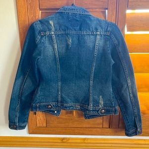 Woman’s blue boom boom jeans, Jean jacket
